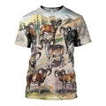 Vintage Sheep Art graphic t-shirt, unisex cotton tee