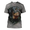 Rottweiler graphic t-shirt, unisex cotton tee