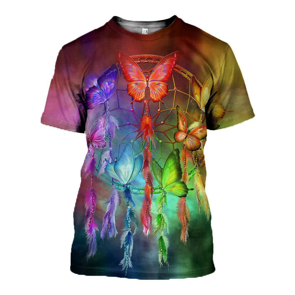 Butterfly and Dream Ahdk graphic t-shirt, unisex cotton tee