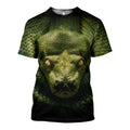 Snake Art graphic t-shirt, unisex cotton tee