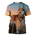 Husky graphic t-shirt, unisex cotton tee