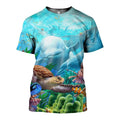 Sea Art graphic t-shirt, unisex cotton tee