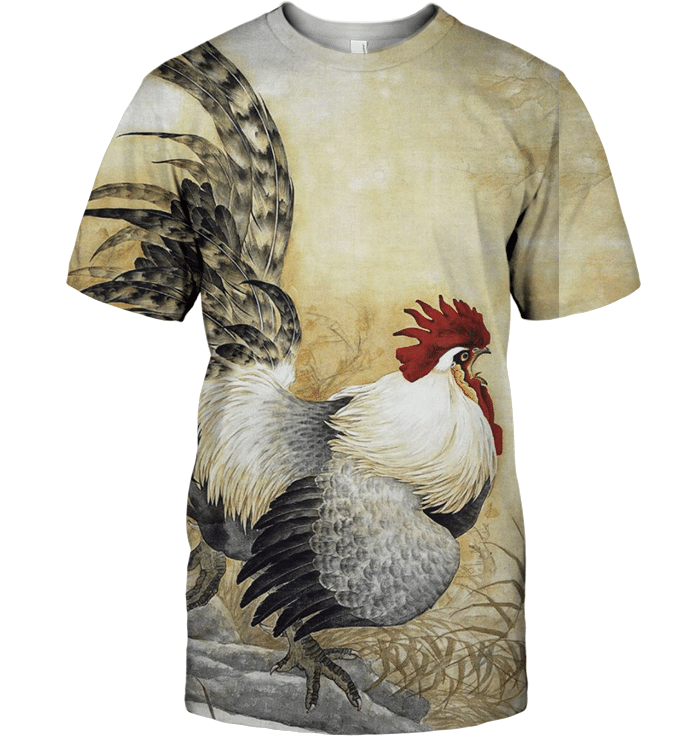 Rooster Strong graphic t-shirt, unisex cotton tee