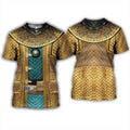 Pharaoh Armor Set graphic t-shirt, unisex cotton tee