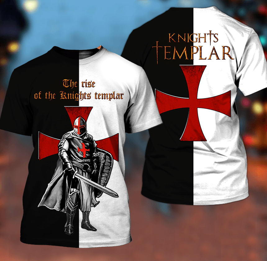 The Rise of the Knight Templar graphic t-shirt, unisex cotton tee