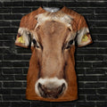 Cow graphic t-shirt, unisex cotton tee