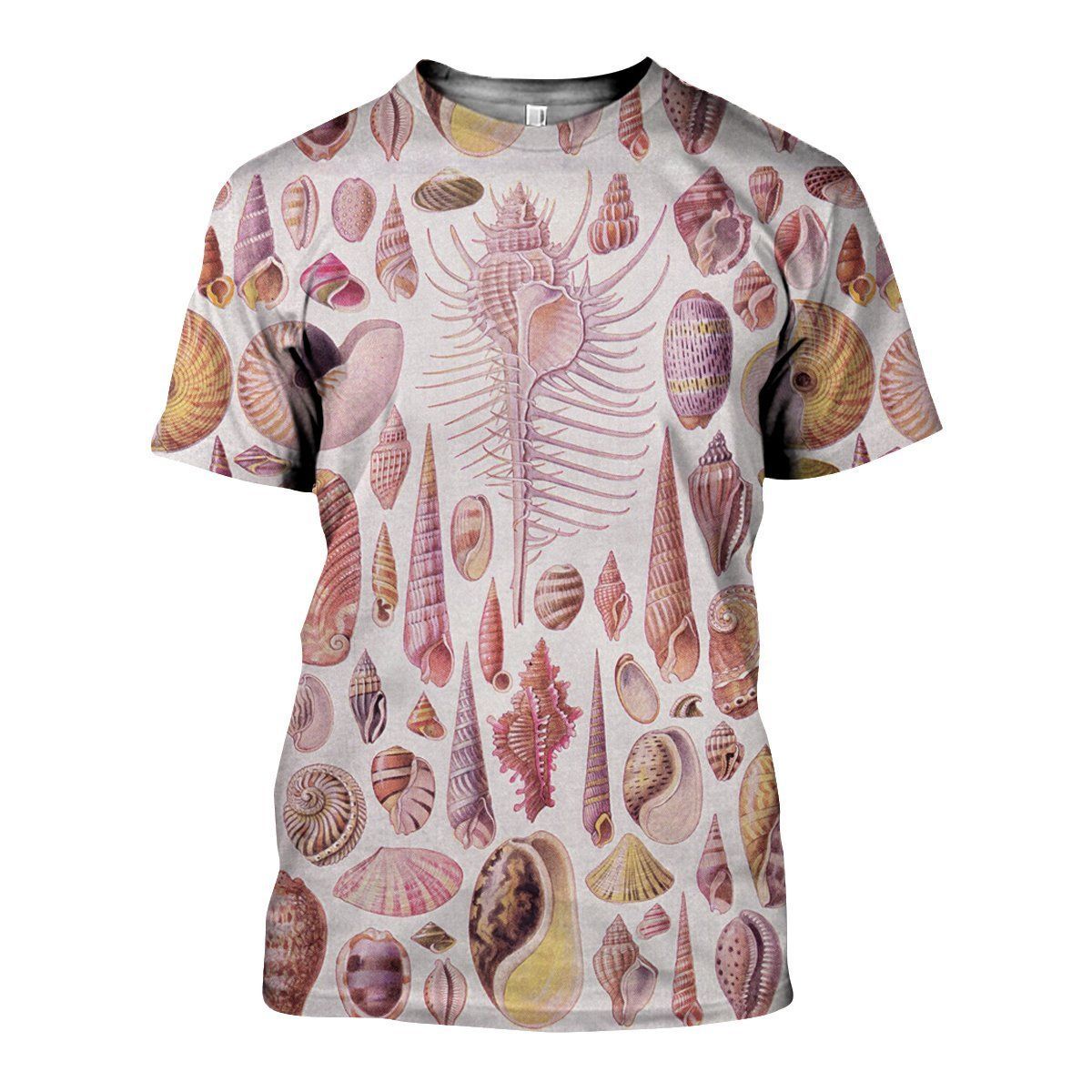 Shells Collection Art graphic t-shirt, unisex cotton tee