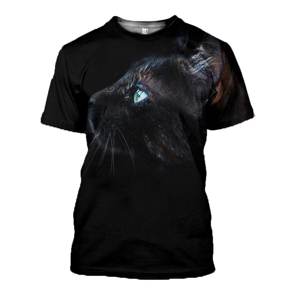 Cat graphic t-shirt, unisex cotton tee