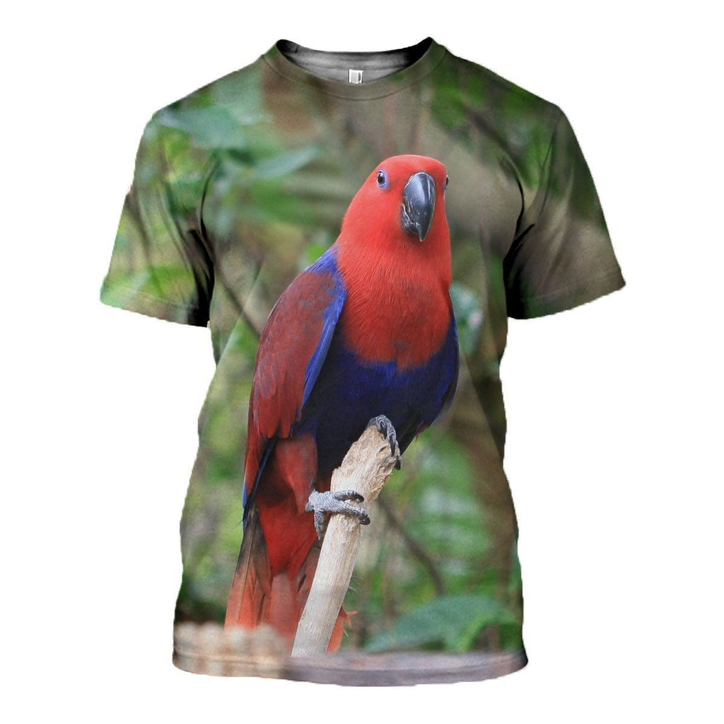 Eclectus Roratus graphic t-shirt, unisex cotton tee