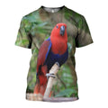 Eclectus Roratus graphic t-shirt, unisex cotton tee