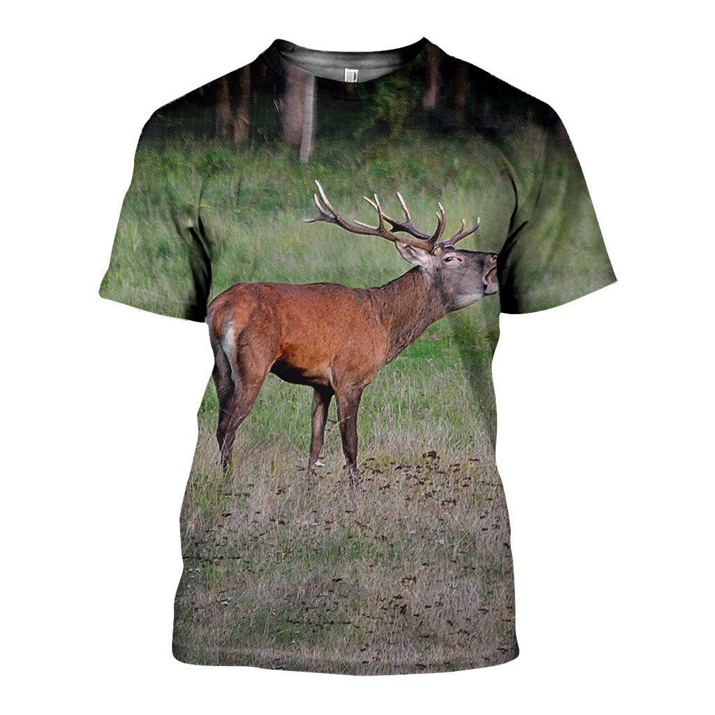 Deer Art Ltk graphic t-shirt, unisex cotton tee