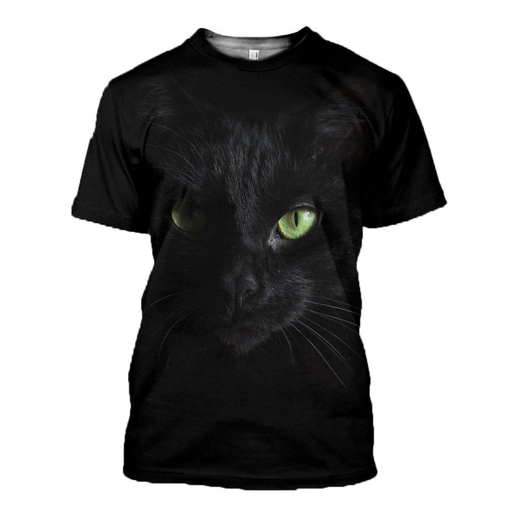 Cat with Blue Eyes Gtk graphic t-shirt, unisex cotton tee