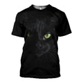 Cat with Blue Eyes Gtk graphic t-shirt, unisex cotton tee