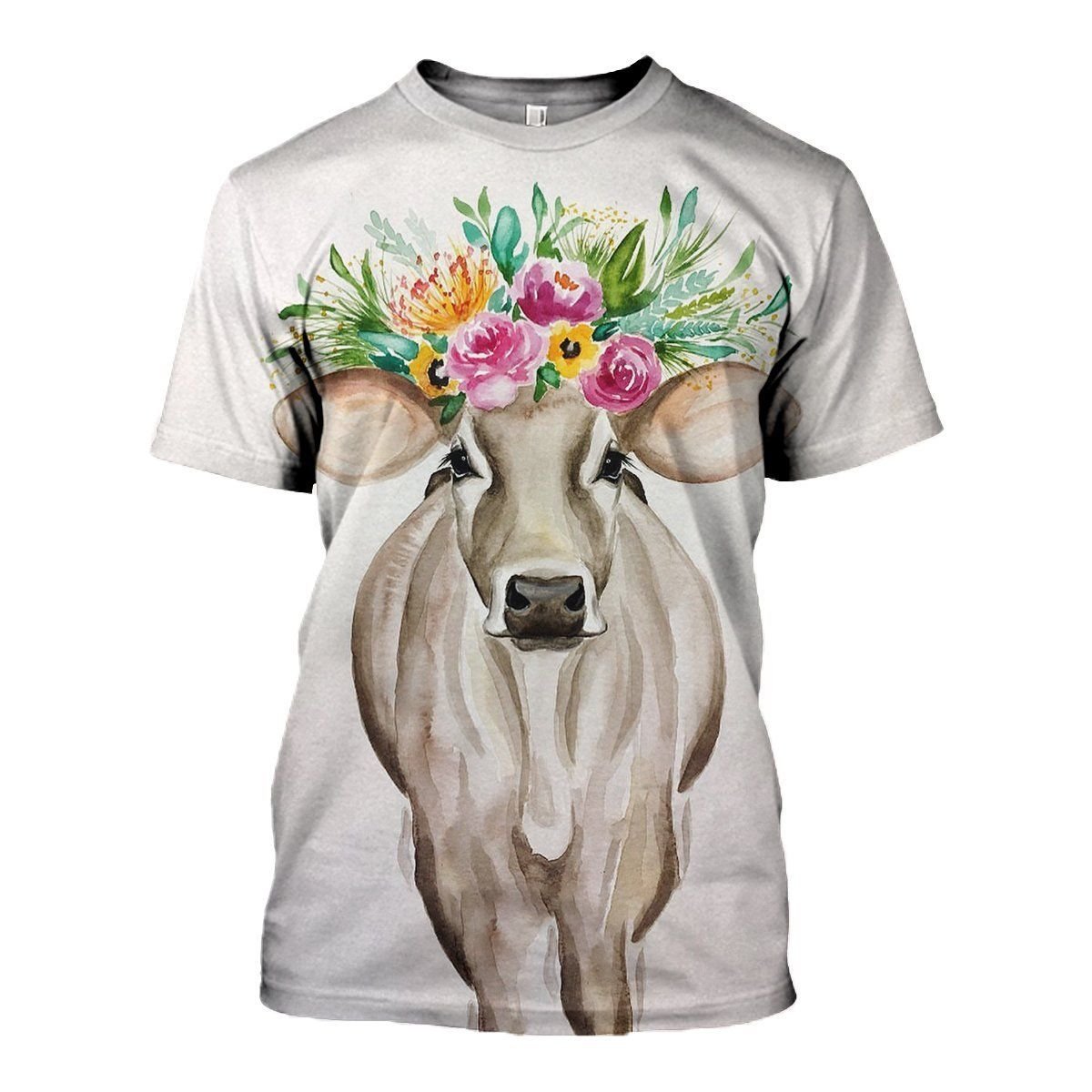 Cow graphic t-shirt, unisex cotton tee