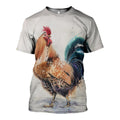 Rooster Add graphic t-shirt, unisex cotton tee