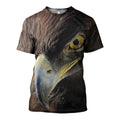 Golden Eagle Art graphic t-shirt, unisex cotton tee