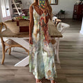 Poppy Flower Sleeveless Maxi Dress | Women Summer Dress | Sundress